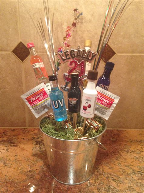 Maybe you would like to learn more about one of these? Booze bouquet - fun gift for my son's 21st birthday ...