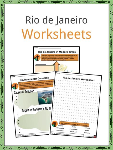 Rio De Janeiro Facts Worksheets History And Geography For Kids