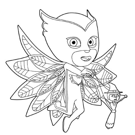 Pj Masks Coloring Pages Of All The Characters Coloring Pages