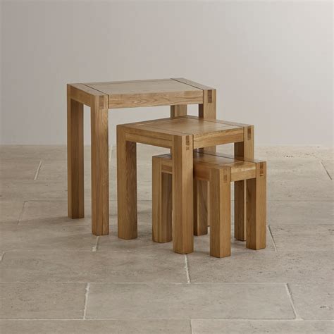 A selection of metal and wood nest of tables to complete the look in your space. Alto Solid Oak Nest of Tables | Living Room Furniture