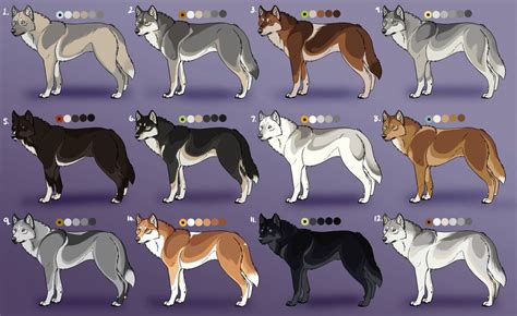 Natural Wolf Adoptables 2 Closed By Nature Ridge Adopts On Deviantart