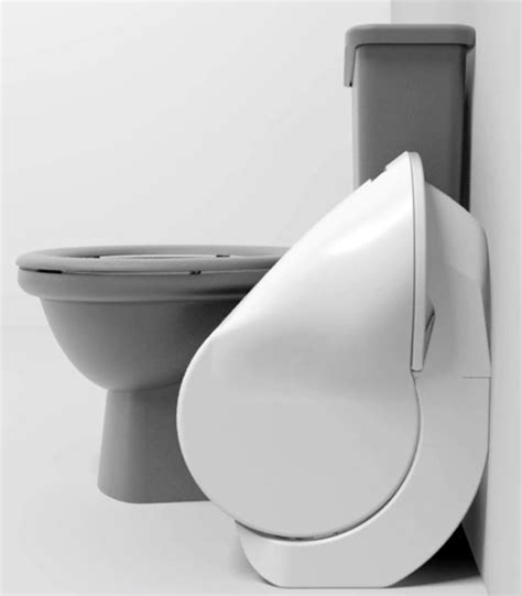 Compact Iota Folding Toilet Concept Drastically Reduces Water Waste