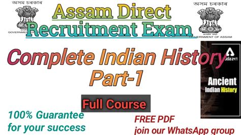 Adre Complete Indian History Encient History Marathan Classes Youtube