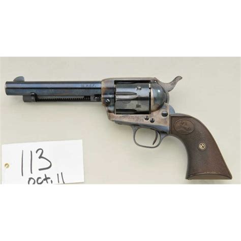 Colt First Generation Saa Revolver 32 Wcf Cal 5 12 Barrel Blue