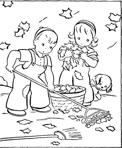 Cleaning Coloring Coloring Pages