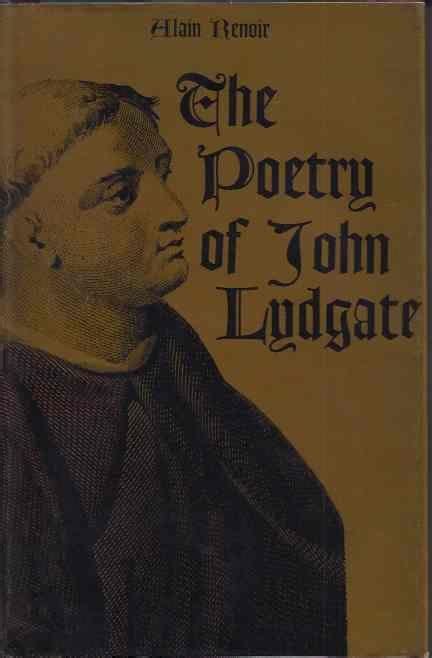 Boekwinkeltjesnl Renoir Alain The Poetry Of John Lydgate