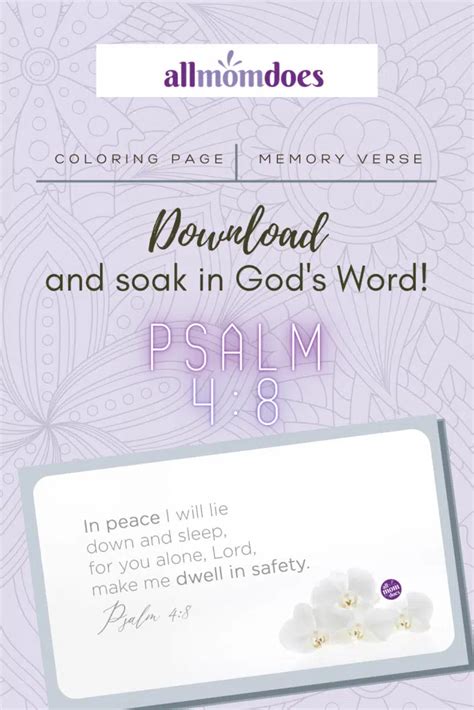 Bible Memory Verse Coloring Page Psalm 48 Allmomdoes