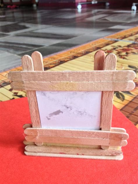 Description for batang aiskrim 12. `: BINGKAI GAMBAR MENGGUNAKAN BATANG AISKRIM