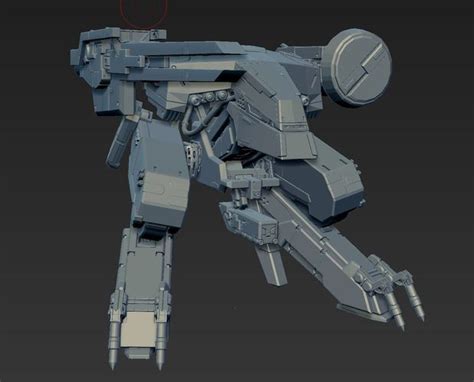 Metal Gear Rex 3d Model 3d Printable Cgtrader