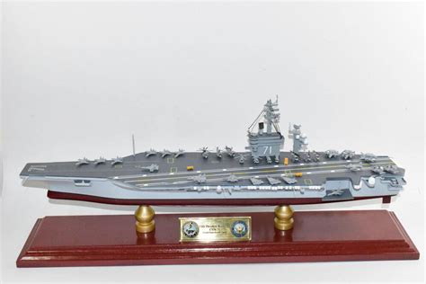 Uss Theodore Roosevelt Cvn Inch Model Navy Scale Model Mahogany