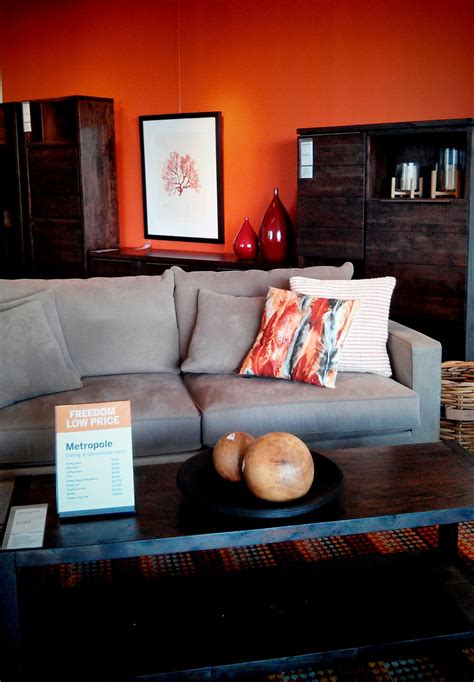 20 Orange And Gray Living Room Ideas Pimphomee