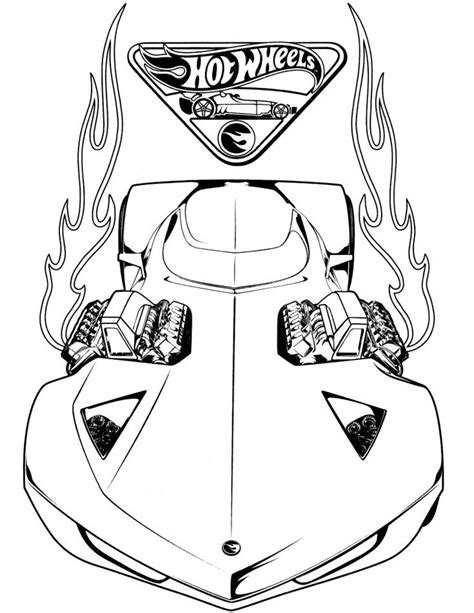 Hot wheels car drawing at paintingvalley com explore collection. Free Printable Hot Wheels Coloring Pages For Kids | Coloring pages for boys, Coloring pages for ...