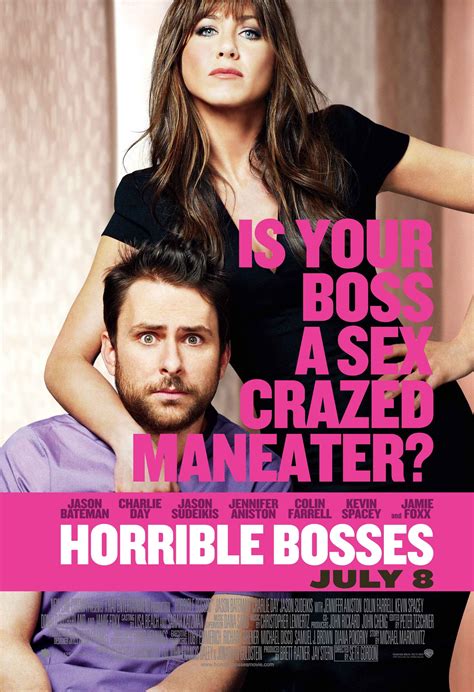 Horrible Bosses Movie Poster Jennifer Aniston Movies Horrible Bosses Hd Wallpaper Wallpaper