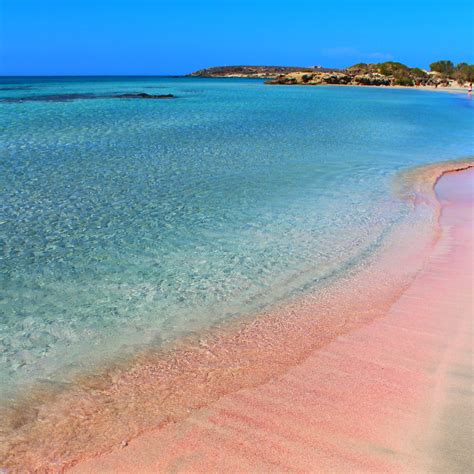 Summer In Greece Elafonisi Pink Sand Bay Chania Crete Reurope