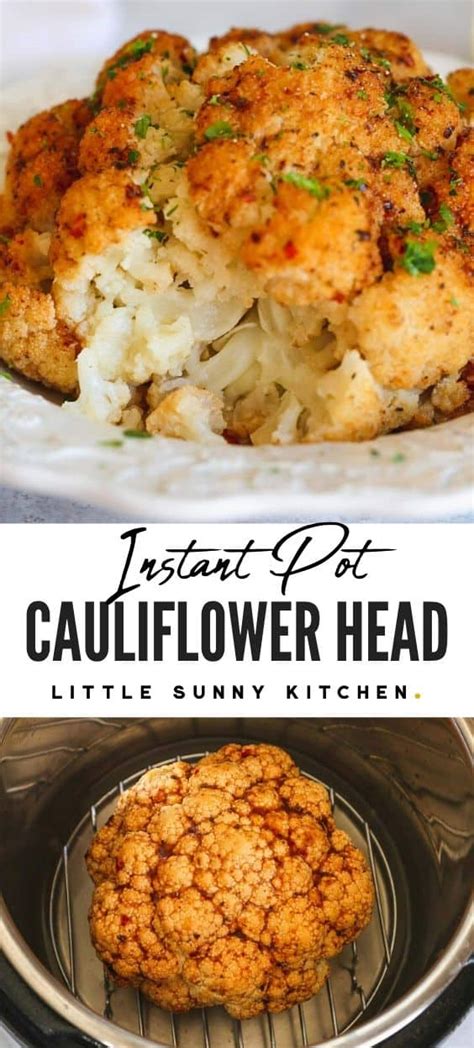 Sweet And Spicy Instant Pot Cauliflower Little Sunny Kitchen