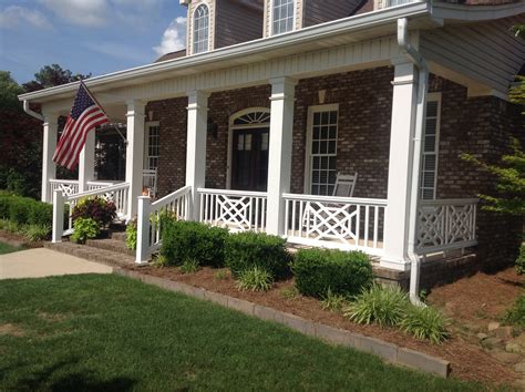 Handrails are typically supported by balusters or attached to walls. Choosing the right porch railing style for your Nashville home