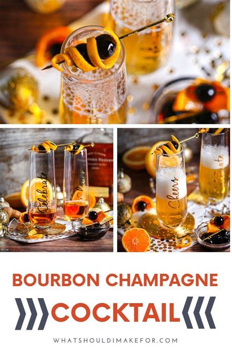 20 celebratory cocktails for the holiday season frugal. Bourbon Champagne Cocktail | Recipe in 2020 | Champagne cocktail, Cocktails, Fun cocktails