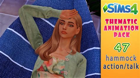 The Sims 4 Custom Animations Hammock 47 Free Download Youtube