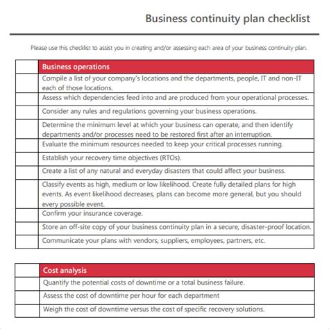 Check spelling or type a new query. 12+ Sample Business Continuity Plan Templates | Sample ...