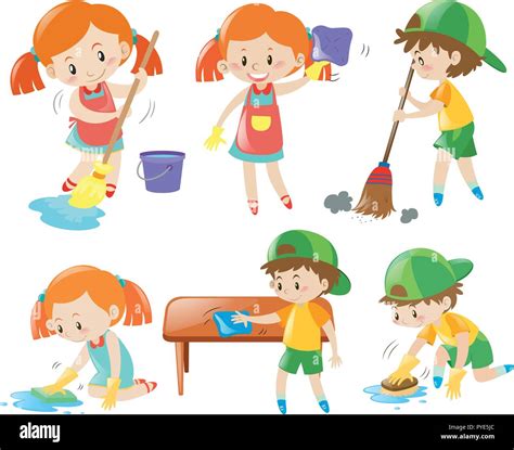 Chores For Kids Clipart Free