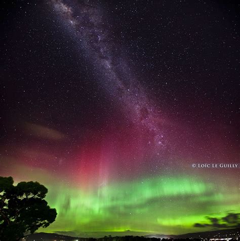 Aurora Australis In Hobart On July 15 2012 Night Sky Photography