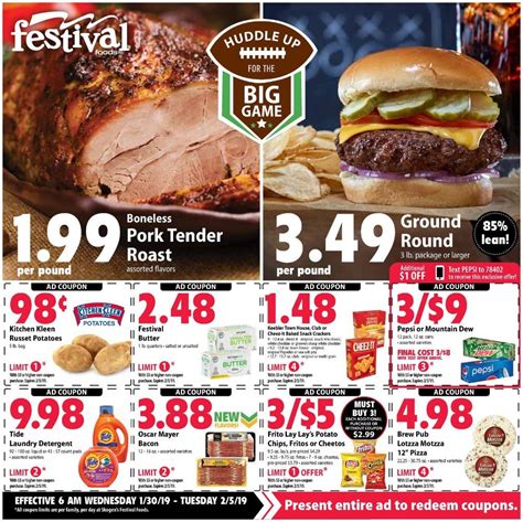 Festival Foods Weekly Ad January 30 February 5 2019 Food Festival