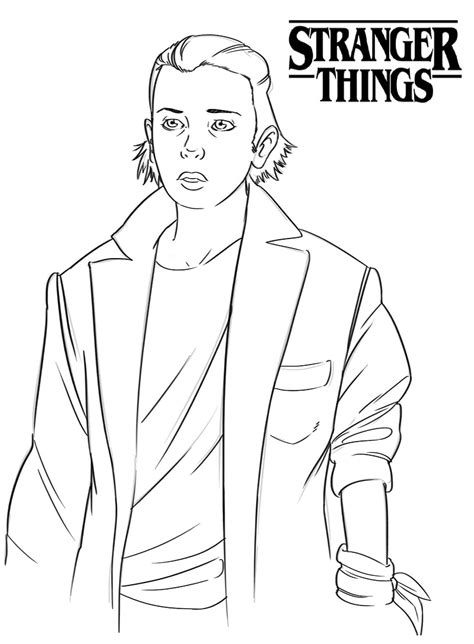 37 Stranger Things Coloring Pages Eddie