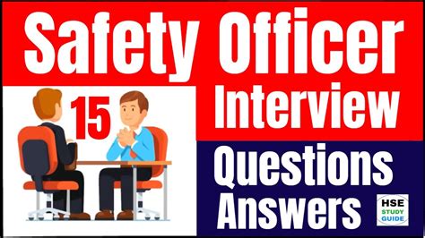 Safety Officer Interview Questions Answers For Fresher Safety