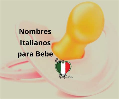 Nombres Italianos Para Bebe Raza Italiana Nombres Italianos