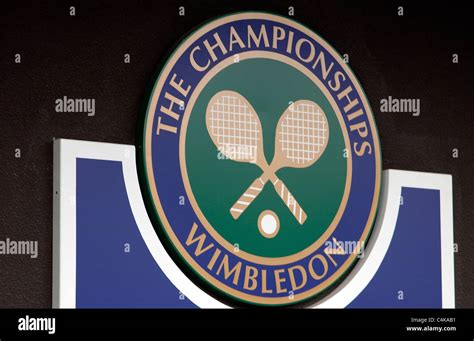 Wimbledon Tennis Championships Logo Hi Res Stock Photography And Images