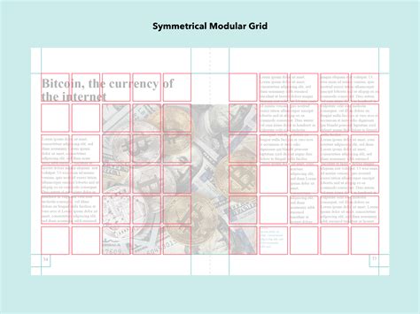 Modular Grid Layout Design Types Of Grids Grid Design Grid System Grid