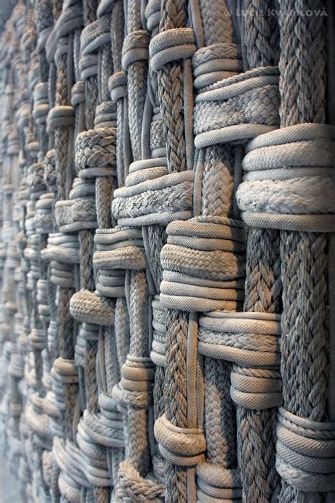 Rope Wall By Lucie A Rt Installation Sculpture Textile
