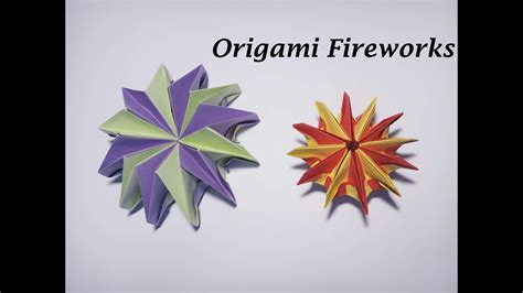 Diy Origami Fireworks How To Make An Origami Fireworksorigami