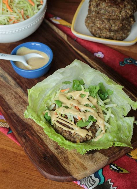 asian inspired vegan lentil burgers veggie inspired
