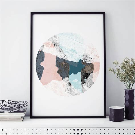 Set Of Three Abstract Wall Art Prints By Bronagh Kennedy - Art Prints