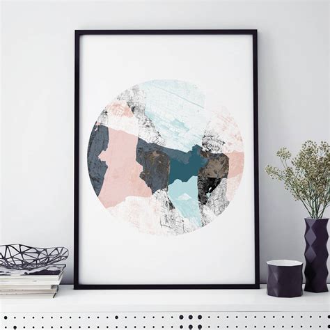 Set Of Three Abstract Wall Art Prints By Bronagh Kennedy Art Prints