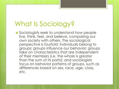 Ppt Introduction To Sociology Powerpoint Presentation Free Download