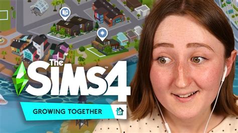 I Got To Build Official Lots For The Sims 4 Growing Together Youtube