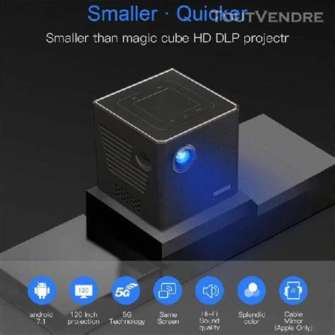 2020 Smart Dlp Mini Projecteur Android Wifi Bluetooth 1080p En France