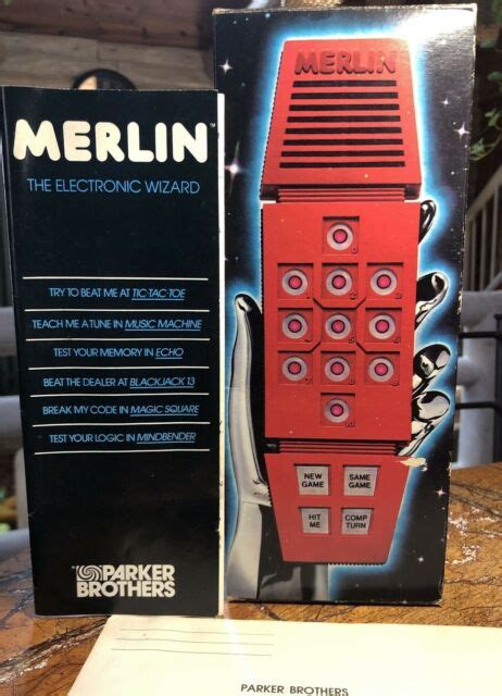 Vintage 1978 Merlin The Electronic Wizard Game Insructions Included