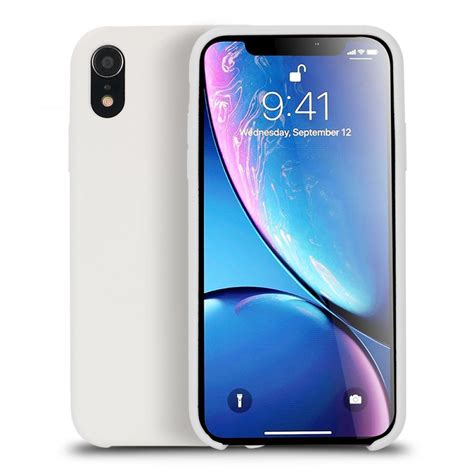 Wholesale Iphone Xr 61in Pro Silicone Hard Case White