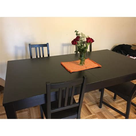 Ikea Bjursta Expandable Dining Table Aptdeco