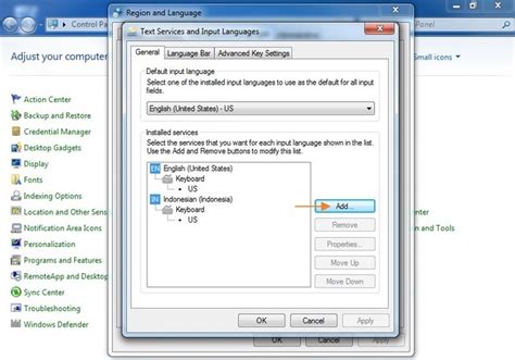 How To Add Or Remove Windows 7 Keyboard Input Language Microsoft
