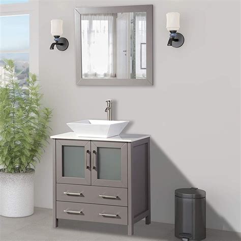 Vanity Art 30 Inch Single Quartz Sink Bathroom Vanity Set 2 Ebay