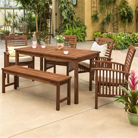 15 Inspirations Dark Brown Patio Dining Sets Patio Seating Ideas