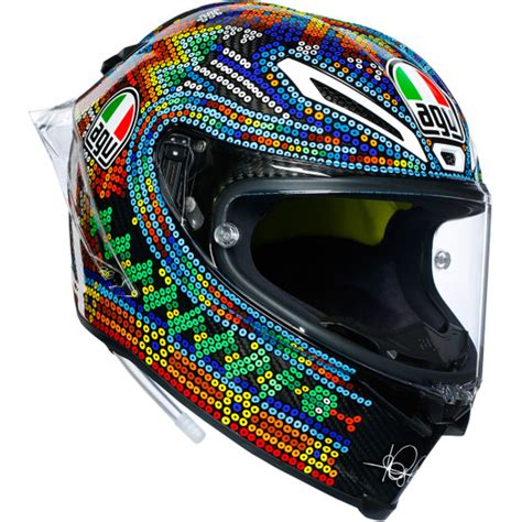 Agv Pista Gp R Rossi Winter Test 2018 Limited Edition Helmet · Motocard