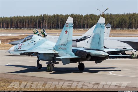 Sukhoi Su 27ub Russia Air Force Aviation Photo 4165995