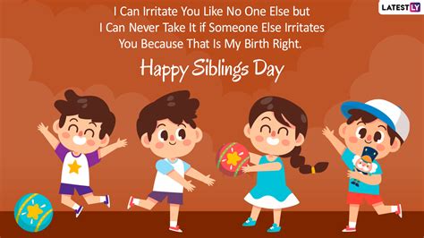 Happy Siblings Day 2022 Wishes Greetings Hd Images Quotes And