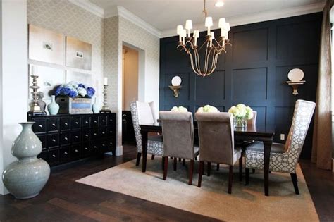 The accent wall makes the room in the second design. Commanding a Presence: Dark Accent Walls that Make a ...