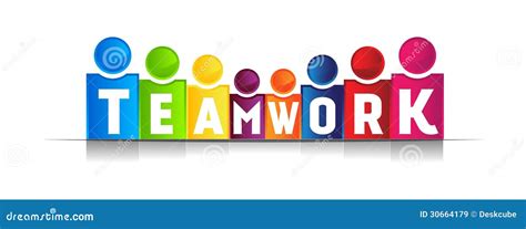 Teamwork Concept Word Stock Vector Illustration Of Company 30664179